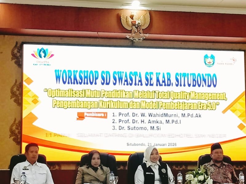 WORKSHOP SD SWASTA SE KABUPATEN SITUBONDO